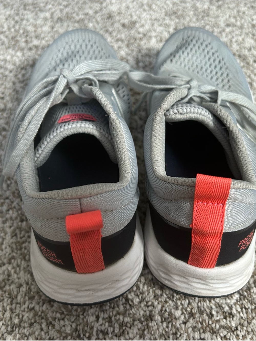 New Balance Light Gray Athletic Sneakers - Picture 5 of 7